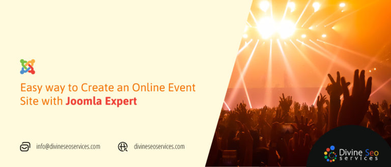 Easy way to Create an Online Event Site with Joomla Expert